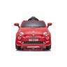 Fiat 500 rojo Vehículo de batería 12V