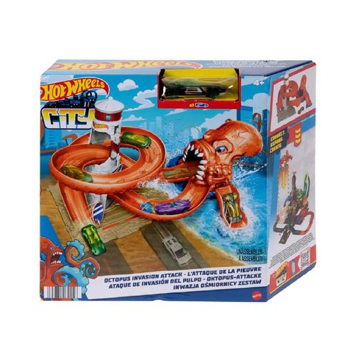 Mattel - Invasión de pulpo en Ciudad Hot Wheels ㅤ