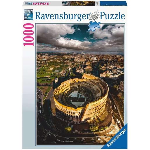 Ravensburger - Puzzle paisaje urbano 1000 piezas - Coliseo de Roma ㅤ