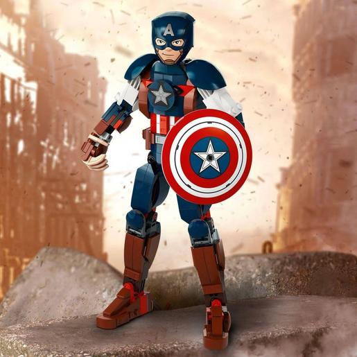 LEGO Superhéroes - Figura de construcción Capitán América - 76258
