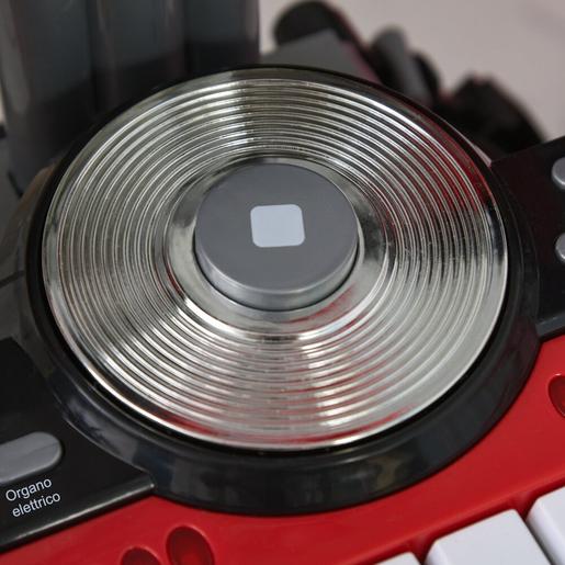 Homcom - Batería infantil con teclado y taburete