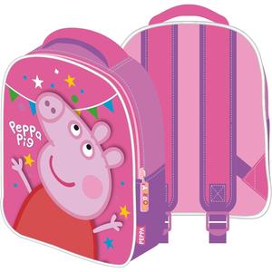 Mochila infantil Peppa Pig 3D 26x32x10cm - Peppa Pig