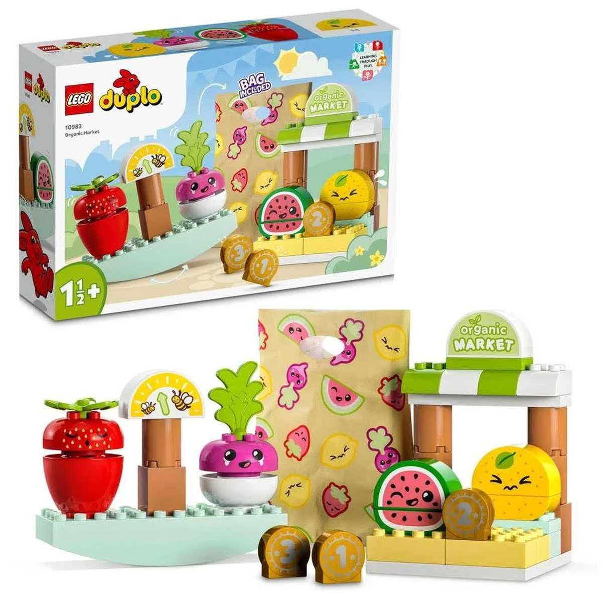 LEGO - Mercado orgánico con piezas de fruta y verdura LEGO Duplo, 10983, Duplo Otros