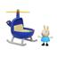 Pepa Pig - Helicóptero con Rebecca Rabbit