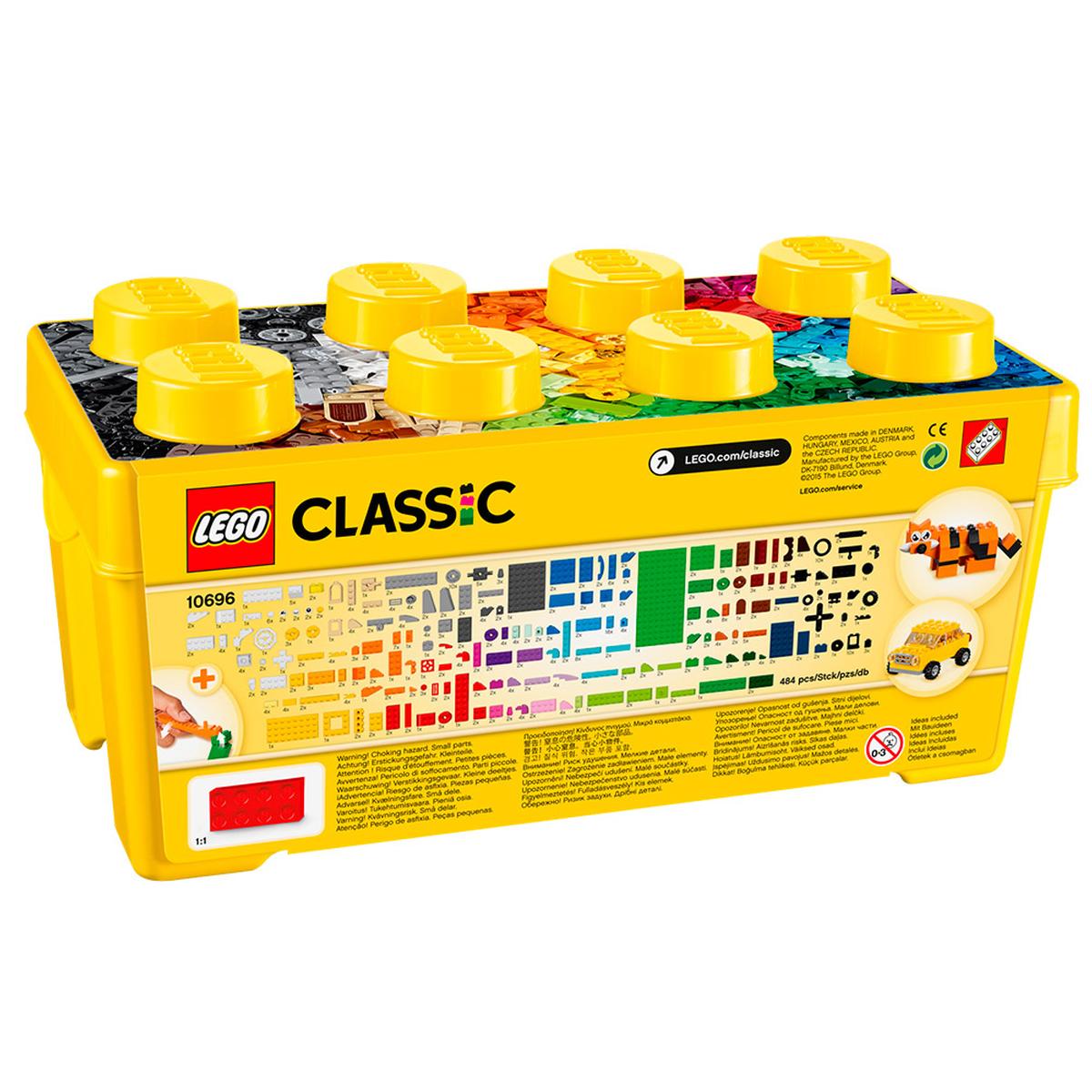 LEGO Classic - Caja de Ladrillos Creativos Mediana - 10696, Lego Bloques Y  Bases