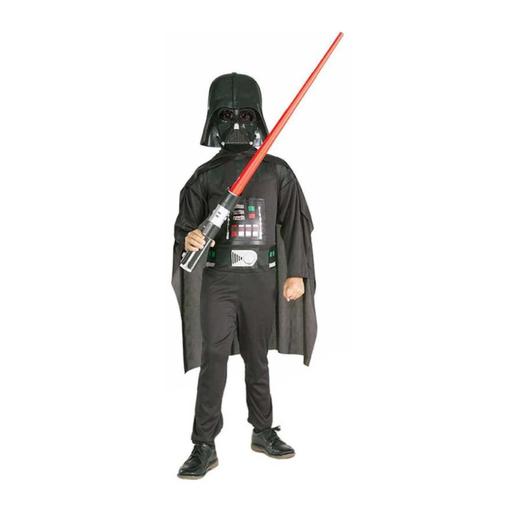 Star Wars - Disfraz Darth Vader infantil con espada y máscara ㅤ