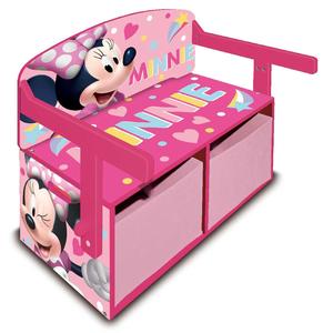 Imagen de Minnie Mouse - Banco, pupitre y caja de juguetes 3 en 1