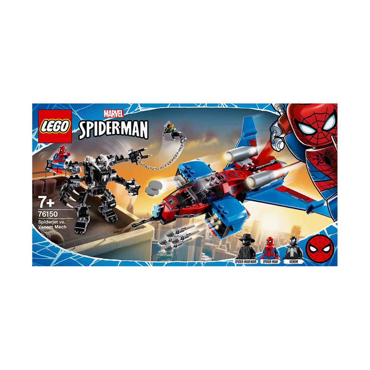 LEGO Marvel - Jet Arácnido vs. Armadura Robótica de Venom 76150 | Lego  Marvel Super Heroes | Toys