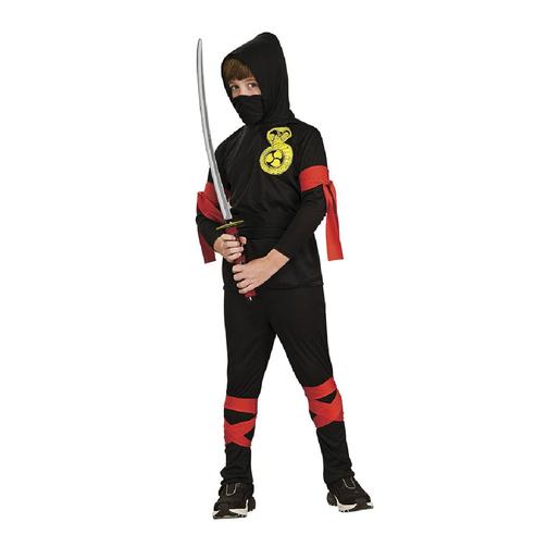 Disfraz infantil - Ninja Negro 3-4 años