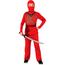 Disfraz Infantil - Ninja Skull Rojo 5-7 años