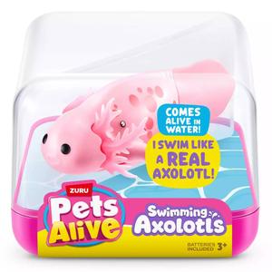 Zuru Pets Alive Swimming Axolotls Nageurs Juguetes mascotas ZURU