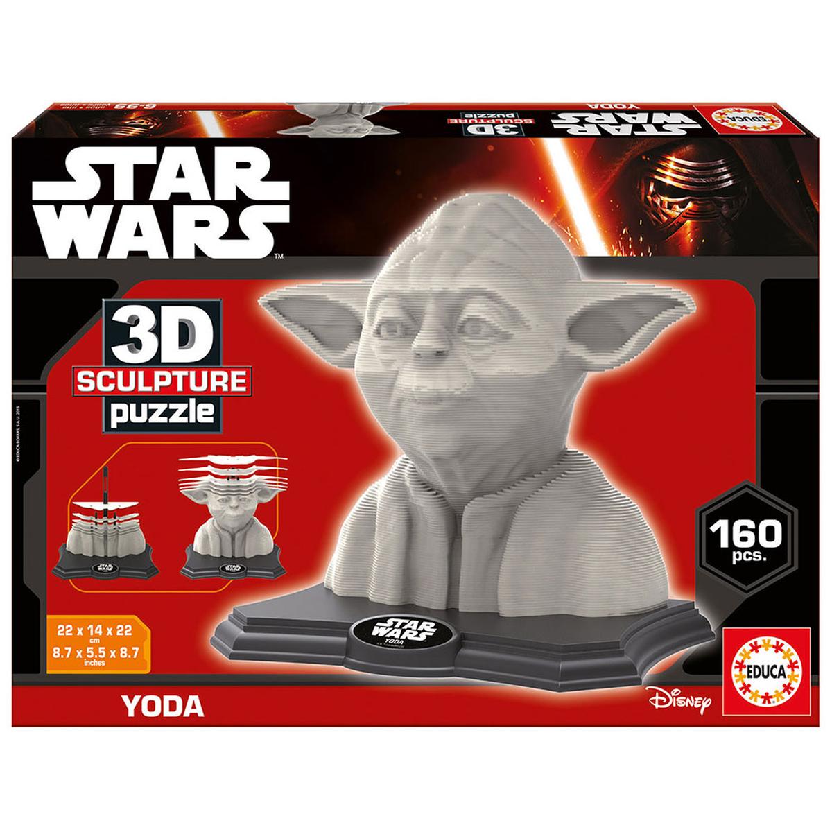 Sobrio Velo Consulta Star Wars - Puzzle 3D Yoda | 3d Puzzle | Toys"R"Us España