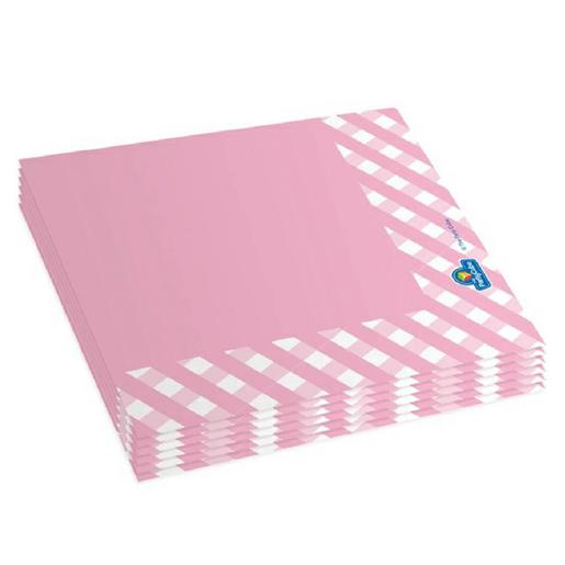 Pack 20 servilletas de papel - Cuadros rosas