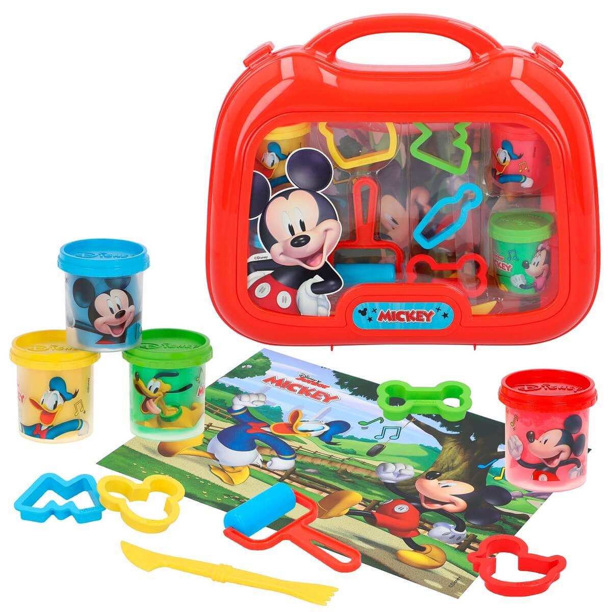 hermosa Realista Coordinar Mickey Mouse - Kit maletín con plastilina | Dough Licencia | Toys"R"Us  España