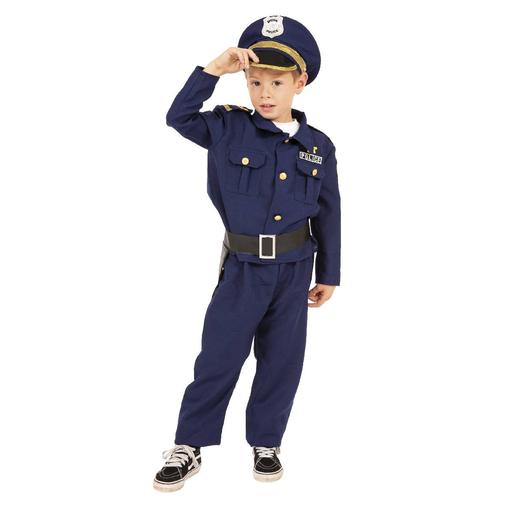 Invincible Heroes - Disfraz de policía 140 cm (8-10 años)
