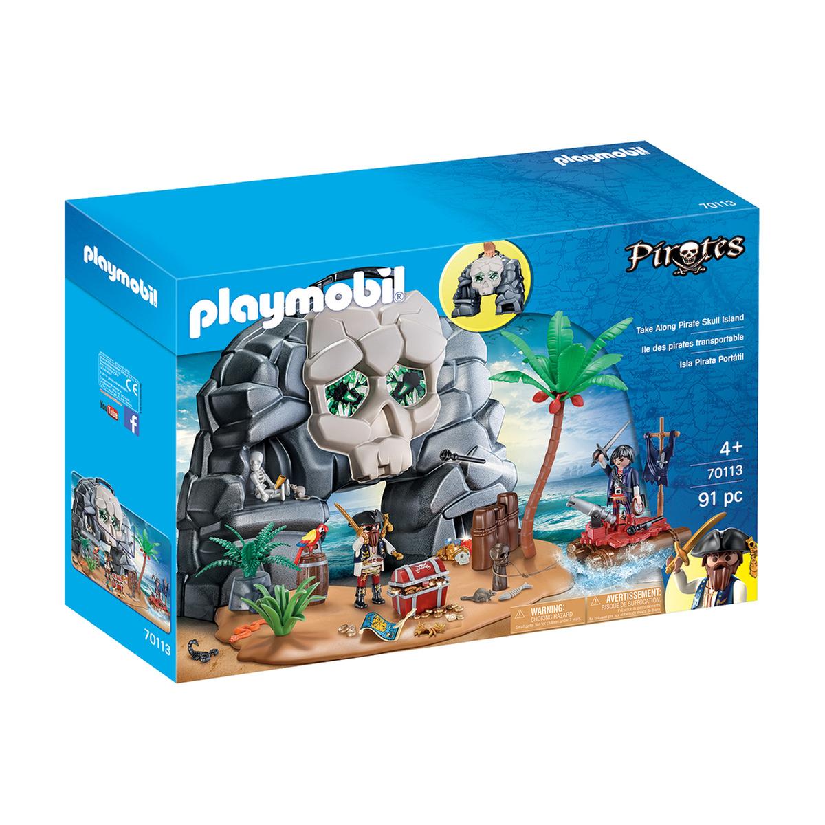 pulmón Tamano relativo textura Playmobil - Isla Pirata Portátil - 70113 | Piratas | Toys"R"Us España