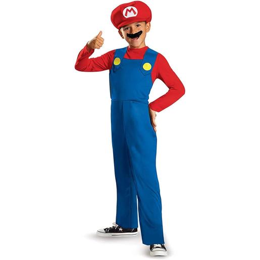Nintendo - Super Mario - Disfarce clássico Super Mario para menino S ㅤ