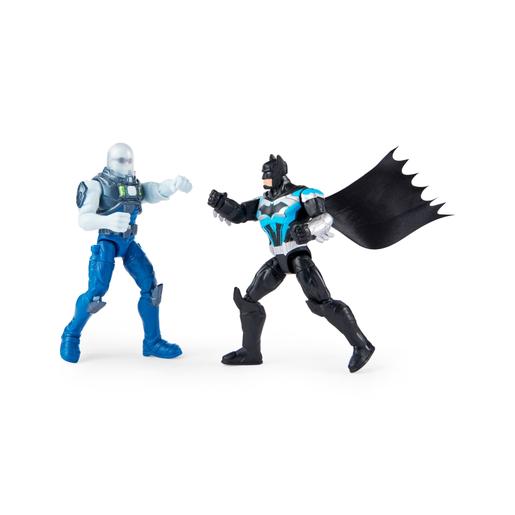 Batman - Figuras Mr. Freeze vs Batman con avión The Batman