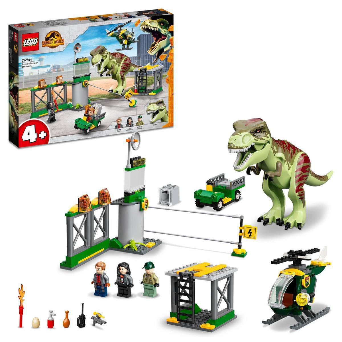Dedos de los pies limpiar Intacto LEGO Jurassic World - Fuga del dinosaurio T. Rex - 76944 | Lego Dino |  Toys"R"Us España