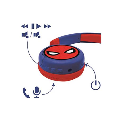 Spiderman - Auriculares bluetooth 2 en 1