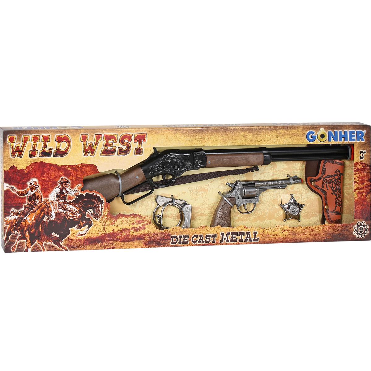  Juego de pistola de juguete realista de vaquero del salvaje  oeste, juego de rol, juguetes para niños, regalos para niños : Juguetes y  Juegos