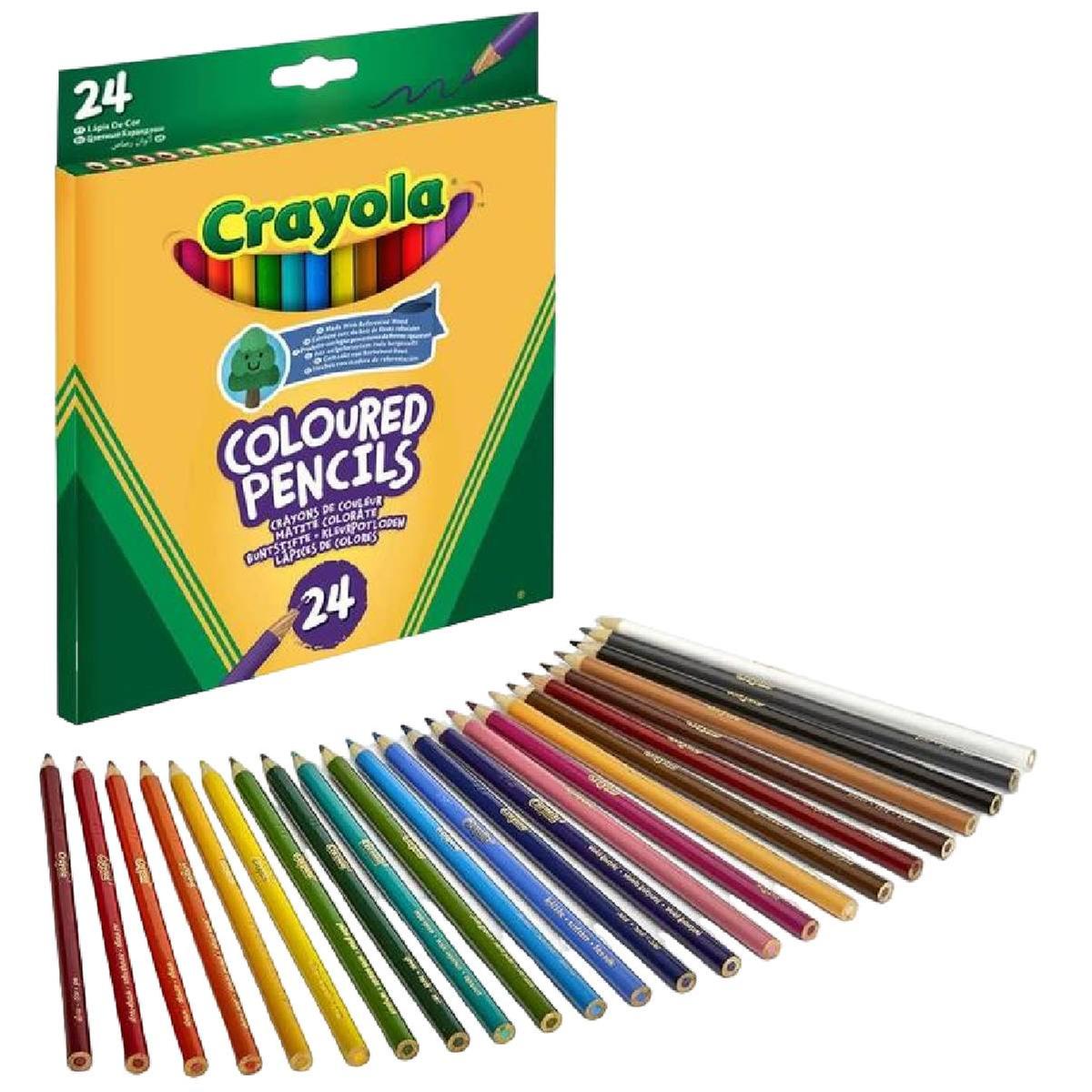 rastro vergüenza Ru Crayola - 24 Lápices de colores | Crayola Actividades | Toys"R"Us España