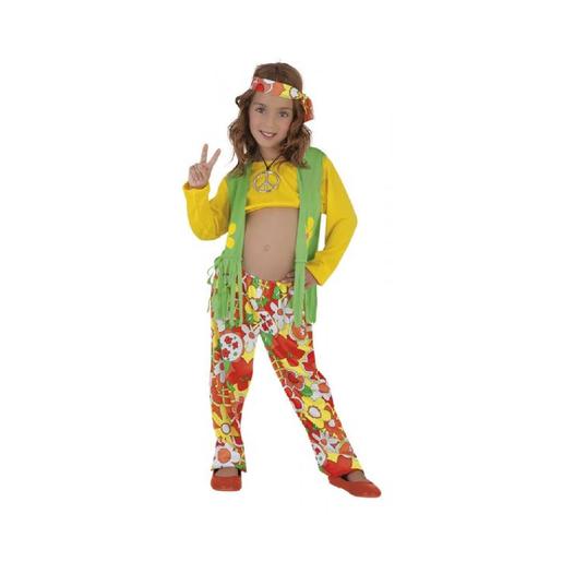 Disfraz Infantil - Hippie Niña 5-7 años | Carnaval Disfraz Niño | Toys