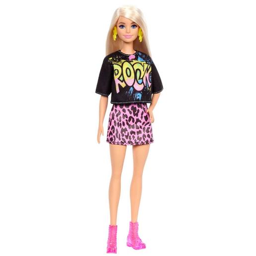 Barbie - Muñeca Fashionista - Look rockero