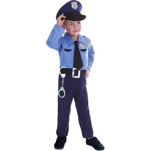 Disfraz infantil de Policía con músculos 4-6 años ㅤ