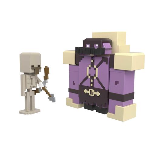 Mattel - Figuras articuladas Minecraft: Duelo Pigmadillo vs Esqueleto en portugués europeo se traduciría como:

Figuras articuladas Minecraft: Duelo Pigmadillo vs Esqueleto ㅤ