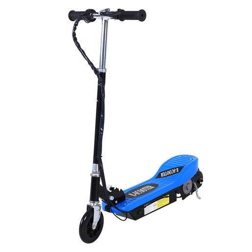 Homcom - Patinete eléctrico Scooter Plegable Azul