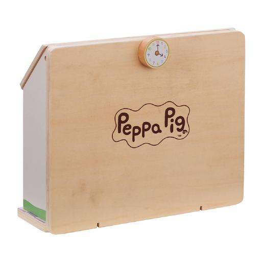 Peppa Pig - Escuela de madera con figuras