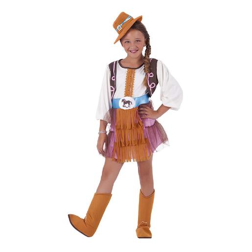 Disfraz infantil - Vaquera Wild West 7-8 años