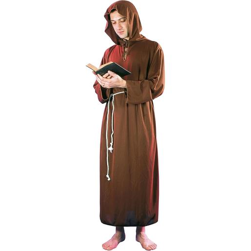 Disfraz de monje adulto marrón ㅤ