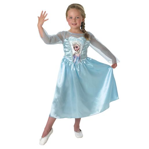Frozen - Disfraz Infantil Clásico Elsa 5-6 años