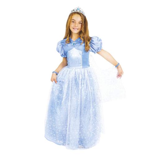 Miss Fashion - Vestido princesa azul 110 cm (3-5 años)