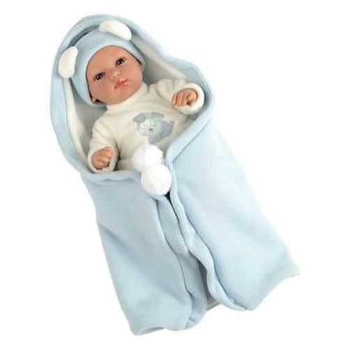 Muñeco bebé con mantita (varios colores)