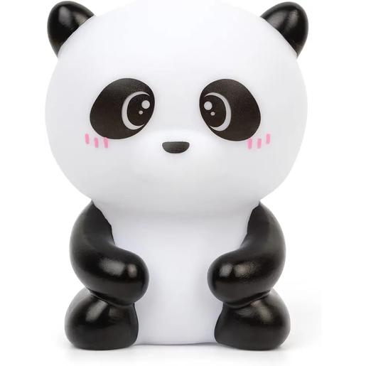 Panda - Luz nocturna infantil multicolor con baterías y larga autonomía, diseño Panda