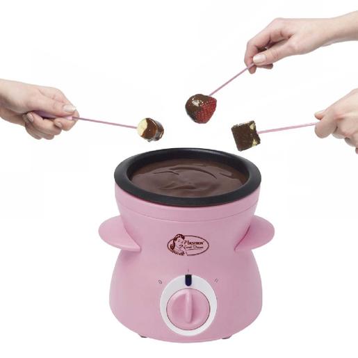 Bestron - Fondue de chocolate rosa 25 W