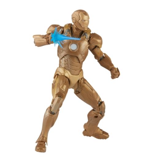 Marvel Los Vengadores - Pack 2 figuras Iron Man Oro Mark XXI y Happy Hogan 15 cm