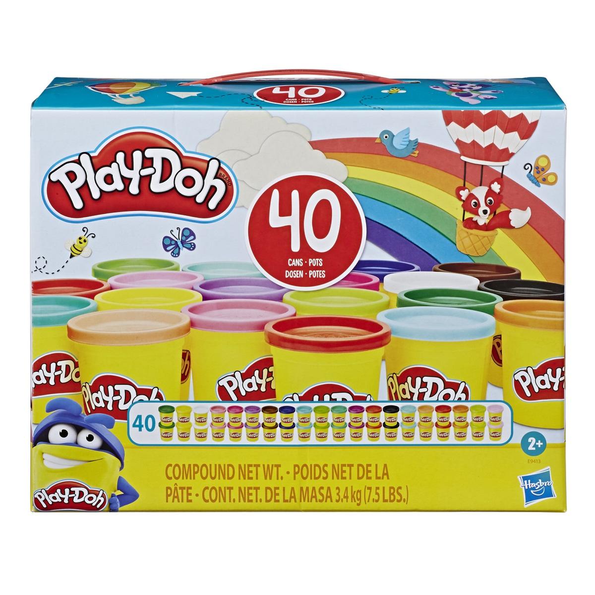 golf Bigote Sofisticado Play-Doh - Pack 40 Botes de Colores | Hasbro | Toys"R"Us España
