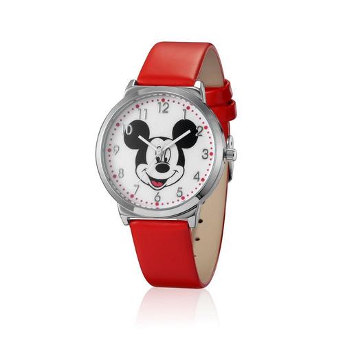 Disney - Mickey Mouse - Reloj de pulsera rojo