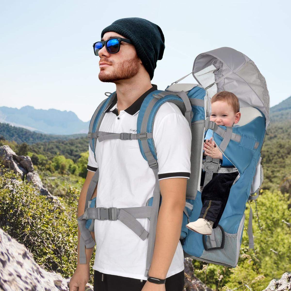 Mochila de bebé de alta calidad para senderismo, mochila portabebés para  niños pequeños, mochila ergonómica para senderismo