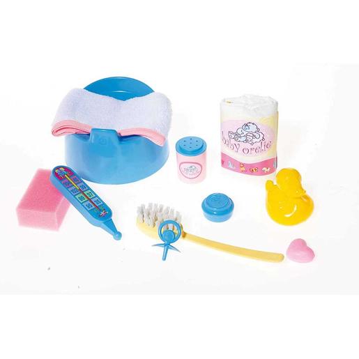 Love Bebé - Set de baño para muñecos con 11 accesorios