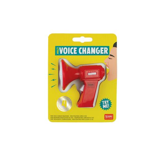 Minimegáfono cambiador de voz en color rojo ㅤ