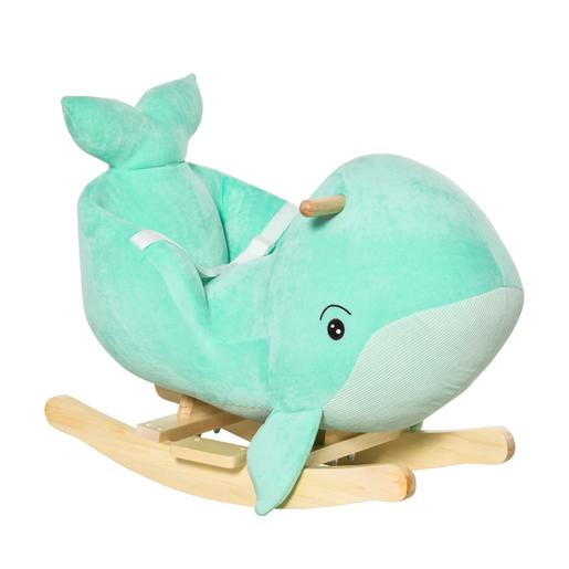 Homcom - Balancín ballena para bebés con sonidos