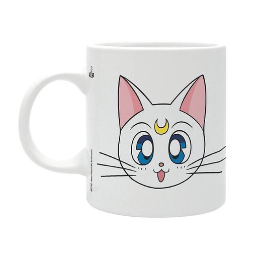 Sailor Moon - Taza de Cerámica 320 ml Luna y Artemis