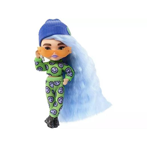 Barbie - Muñeca extra mini con pelo azul hielo
