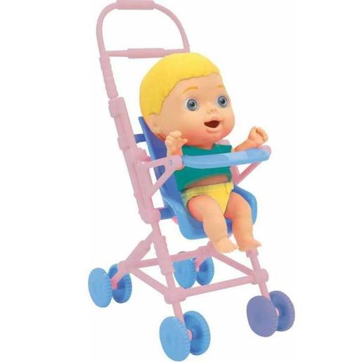 Famosa - Cicciobello Triciclo de Paseo y Trona Comedor para Muñecos Bebé