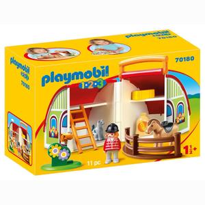 Playmobil - 1.2.3 Mi Primera Granja Maletín